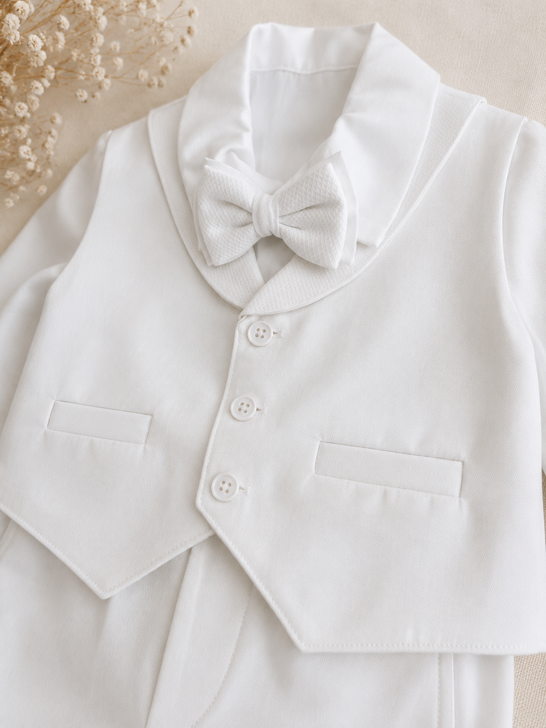 Gentleman Baby Boy Formal Suit Set (4-Piece)