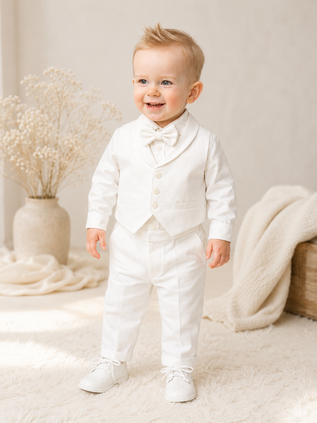 Gentleman Baby Boy Formal Suit Set (4-Piece)