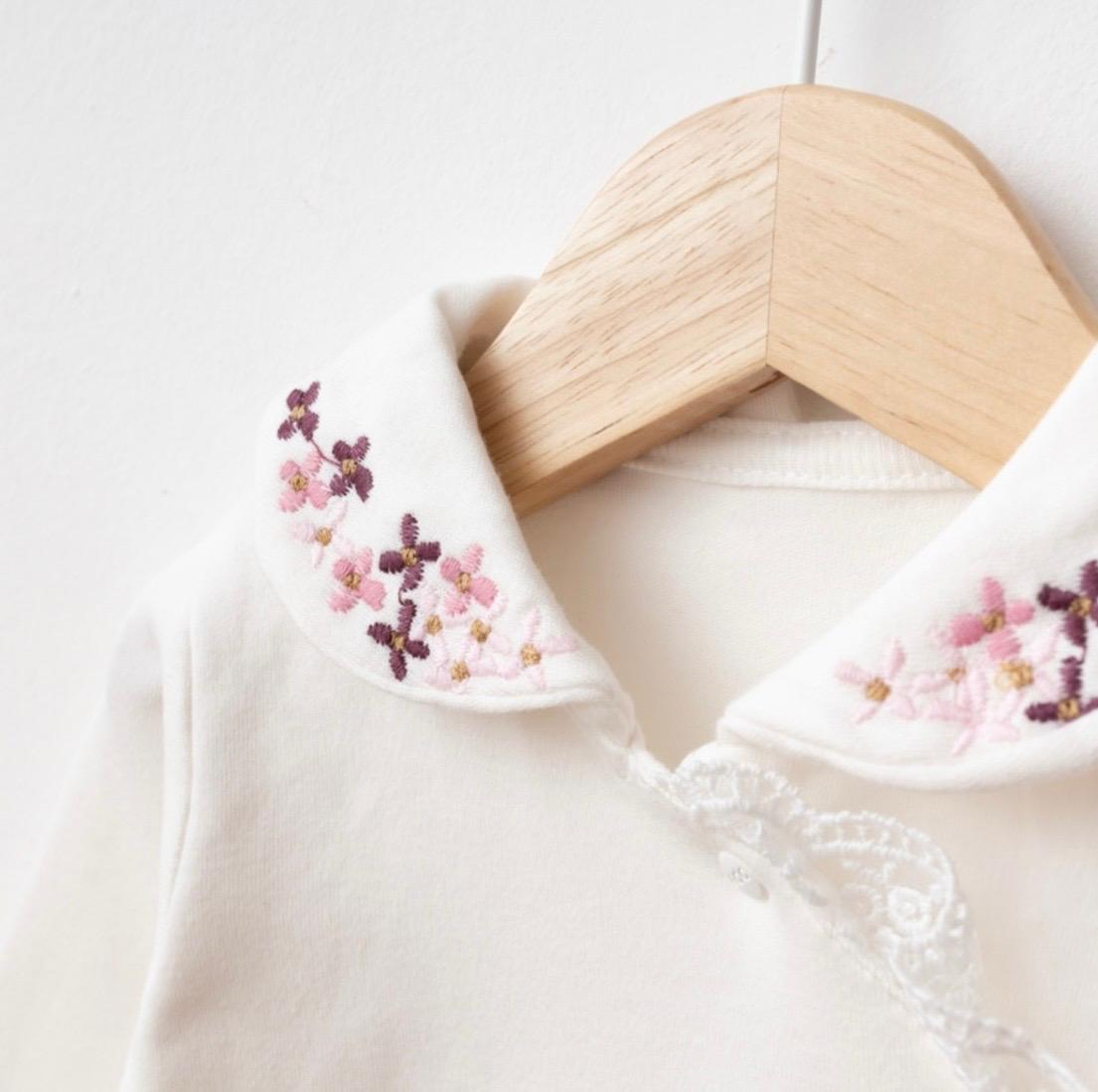 Baby Girl Organic Cotton Hospital Outfit Set