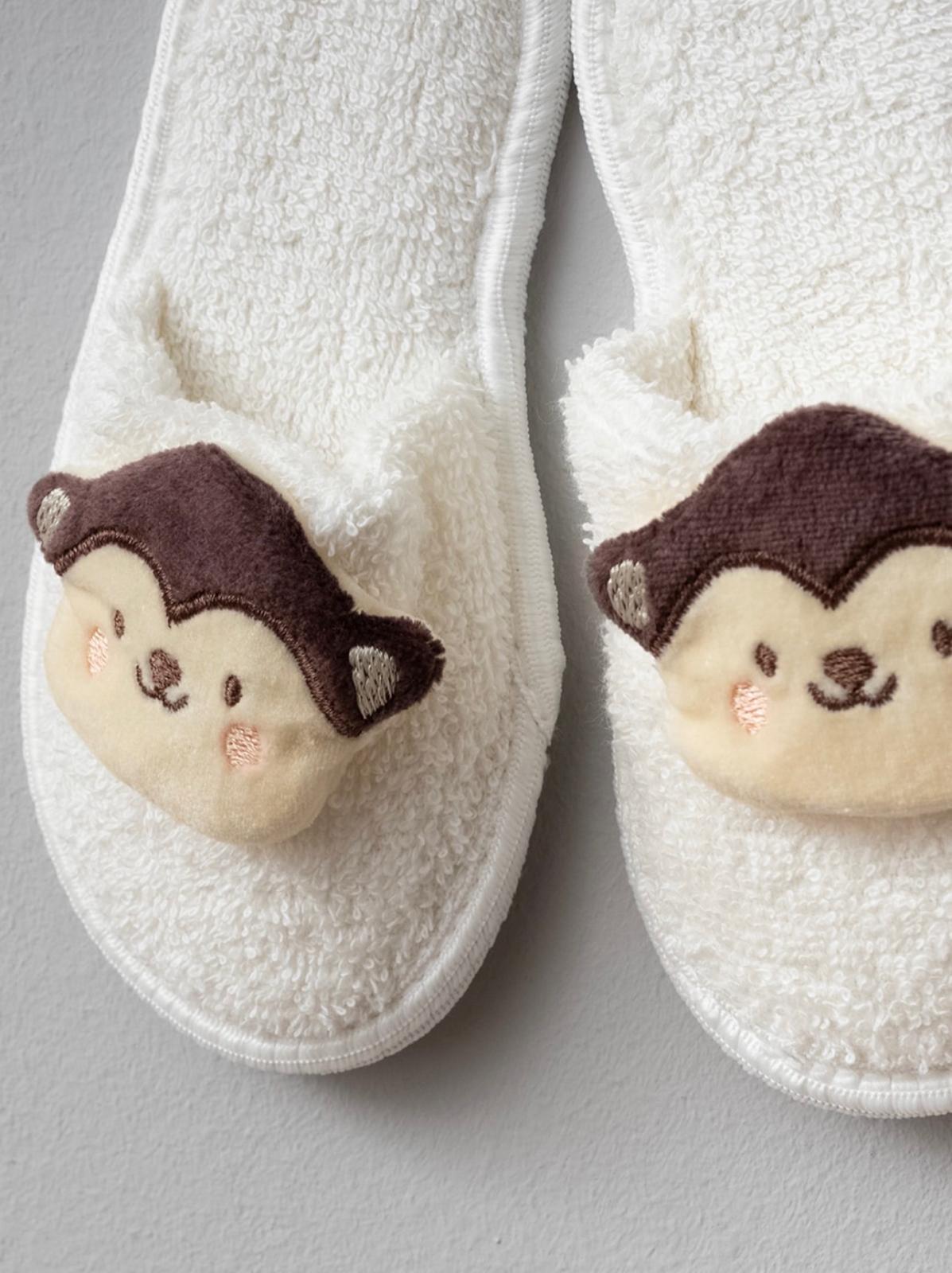 Baby Hooded Bathrobe Set with Hooded Towel & Slippers – Soft Plush Baby Bath Gift Set