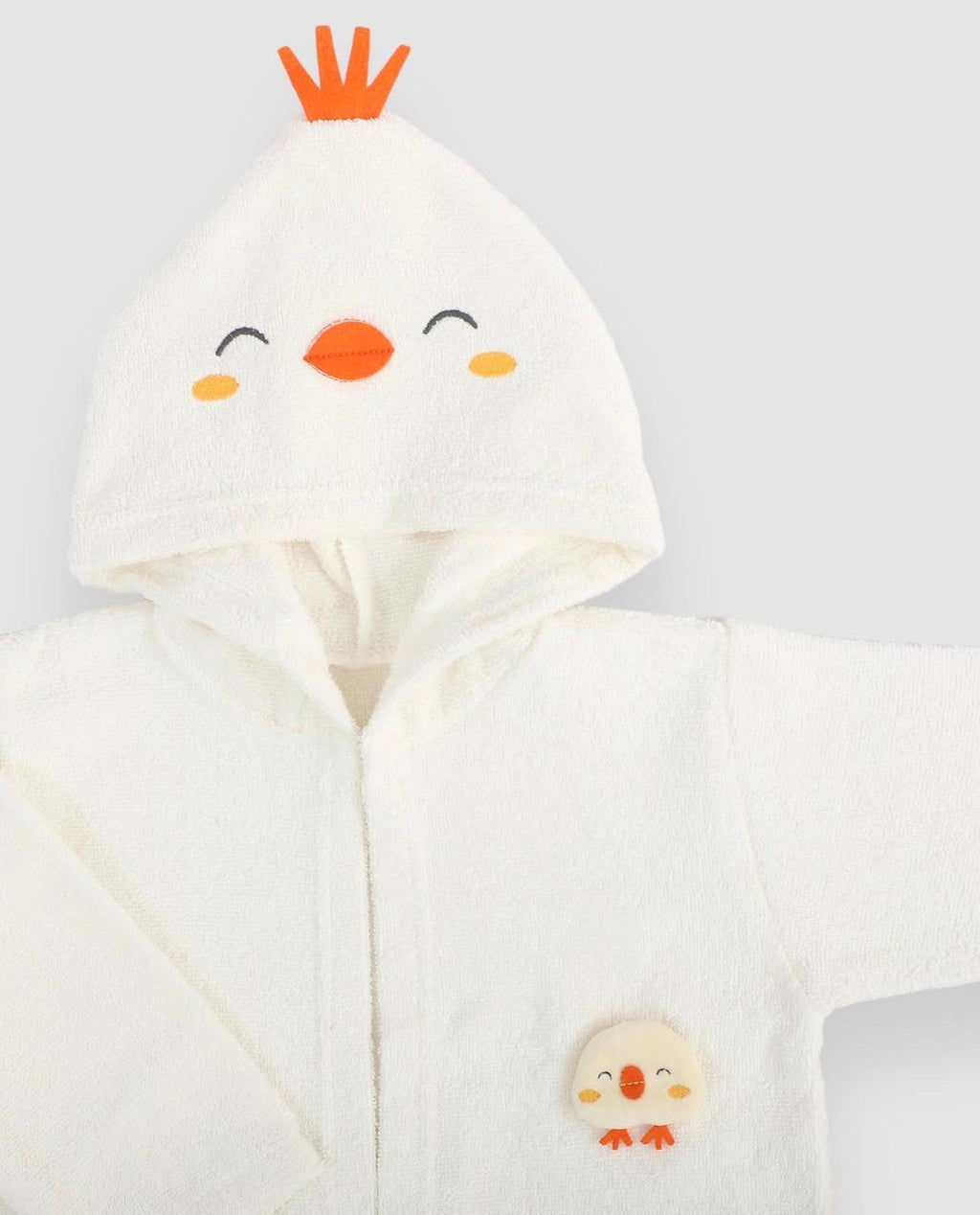 Chick Baby Hooded Bathrobe Set | Hooded Towel & Slippers